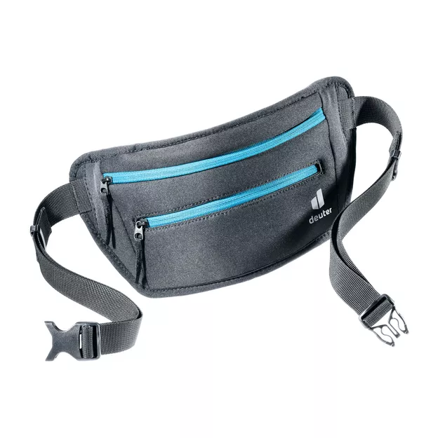 DEUTER Neo Belt II - black/azure - Nerka biegowa saszetka neoprenowa