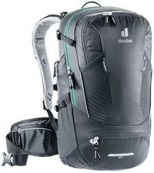 Deuter Trans Alpine 24 black - plecak turystyczno-rowerowy 