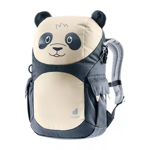 DEUTER Kikki - black-bone - Plecak dziecięcy panda na wycieczki i na co dzień