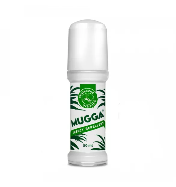 MUGGA Roll-on - Środek na komary i kleszcze Deet 20% - 50 ml