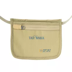 TATONKA Skin ID Pocket RFID Block - Natural - ukryta saszetka na szyję