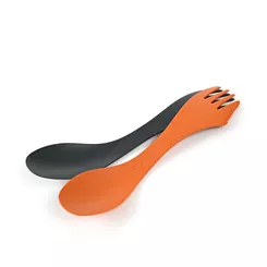 LIGHT MY FIRE Niezbędnik Spork Medium BIO - 2-pack - pomarańczowy/grafitowy