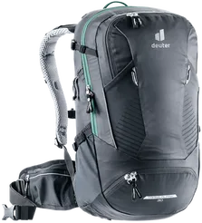 Deuter Trans Alpine 30 black - plecak turystyczno-rowerowy 