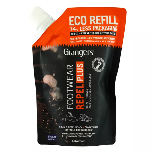 GRANGERS Footwear Repel Eco Refill 275 ml - Impregnat do butów - Zapas