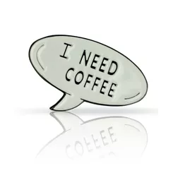 Pin metalowy - I need coffee - PINSTORY