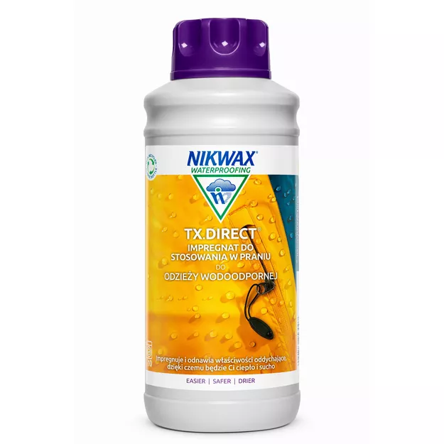 NIKWAX TX Direct Wash-In - Impregnat do odzieży wodoodpornej  - 1000 ml