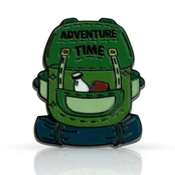 Pin metalowy - Plecak - Adventure time - PINSTORY