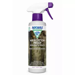 NIKWAX Wax Cotton Proof - impregnat do bawełny woskowanej w spray'u - 300 ml