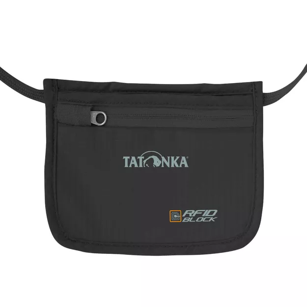 TATONKA Skin ID Pocket RFID Block - Black - ukryta saszetka na szyję