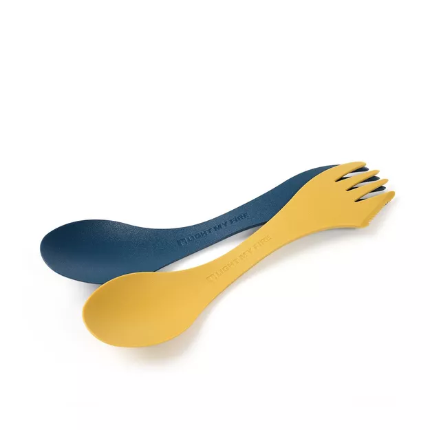 LIGHT MY FIRE Niezbędnik Spork Original BIO - 2-pack - granatowy/żółty