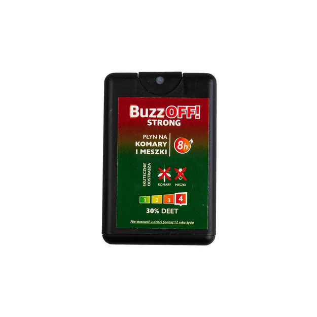 BuzzOff Strong - spray na komary i meszki 30% Deet - 20 ml