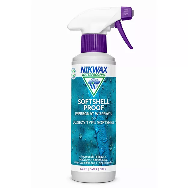 NIKWAX Softshell Proof - Impregnat do odzieży softshell w spray'u - 300 ml