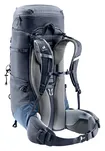 DEUTER Aircontact Lite 50+10 - black-marine - Lekki plecak trekkingowy