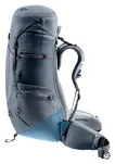 DEUTER Aircontact Lite 50+10 - black-marine - Lekki plecak trekkingowy