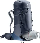 DEUTER Aircontact Lite 50+10 - black-marine - Lekki plecak trekkingowy