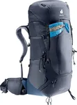 DEUTER Aircontact Lite 50+10 - black-marine - Lekki plecak trekkingowy