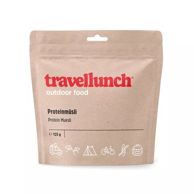 TRAVELLUNCH Musli Proteinowe - 125 g / 250 g - liofilizowane śniadanie