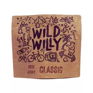 WILD WILLY Beef Jerky Classic 100 g - klasyczna suszona wołowina