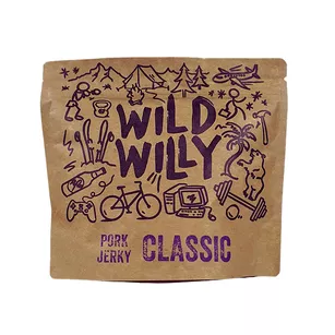 WILD WILLY Pork Jerky Classic - suszona wieprzowina - 100 g