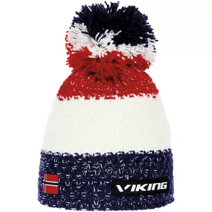 VIKING Czapka zimowa z pomponem Cornet Active Style - niebieska