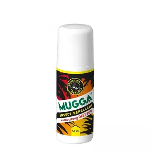 MUGGA Roll-on - Środek na komary i kleszcze Deet 50% - 50 ml