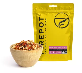 FIREPOT Chilli sin Carne z ryżem 200 g  - żywność liofilizowana - danie wegańskie