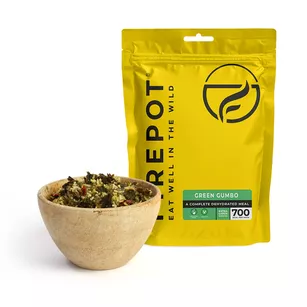 FIREPOT Zielony kociołek Gumbo 165 g  - żywność liofilizowana