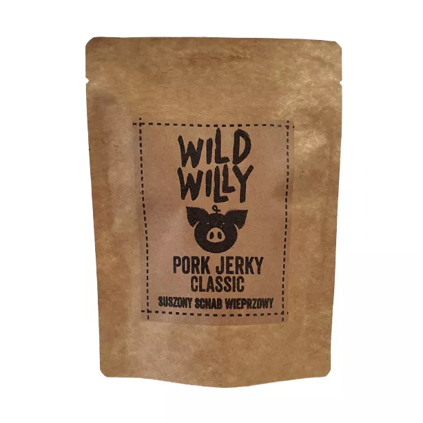 WILD WILLY Pork Jerky Classic - suszona wieprzowina - 30 g