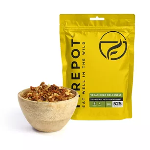 FIREPOT Wegańskie orzo z sosem Bolognese 135 g  - żywność liofilizowana